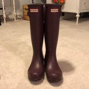 Hunter boots barely used (just once!)